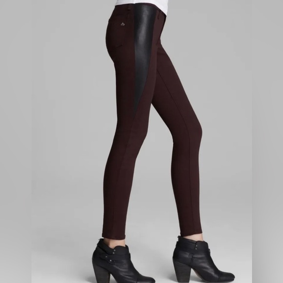 Rag and bone leather pop jeans 32 - Picture 1 of 11